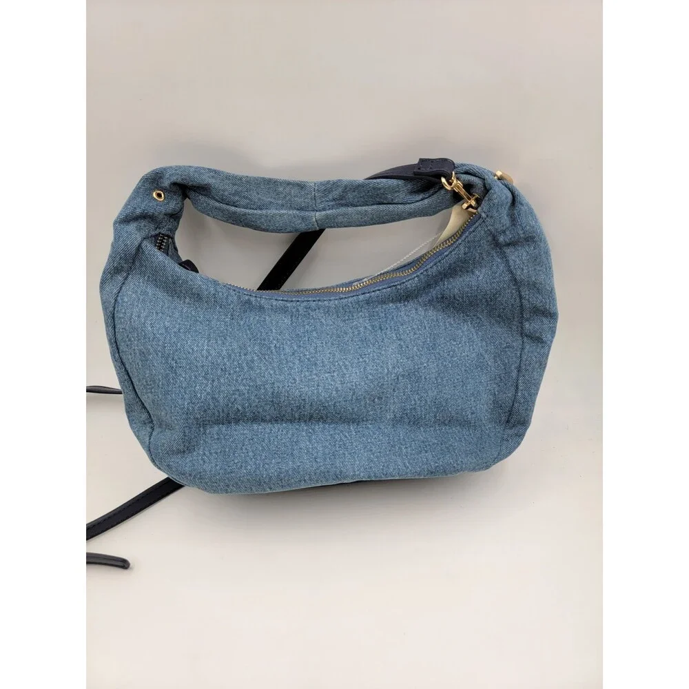 On 34th Harlowwe Denim Top Handle Small Crossbody Bag Womens One Size Blue Notte